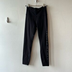 Lululemon size 4 Wunder Under Black Leggings